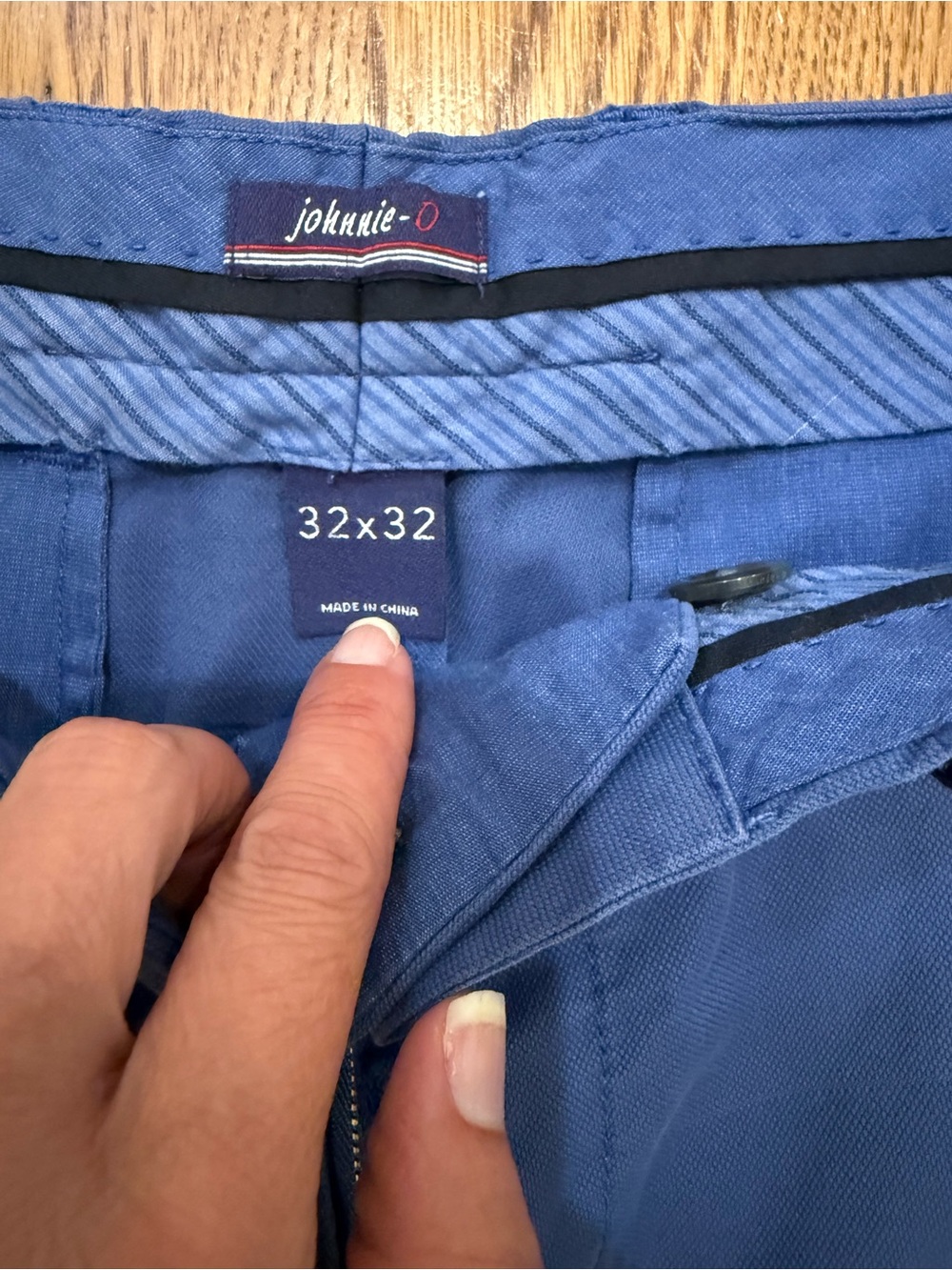 johnnie-O Navy Blue Men's Pants